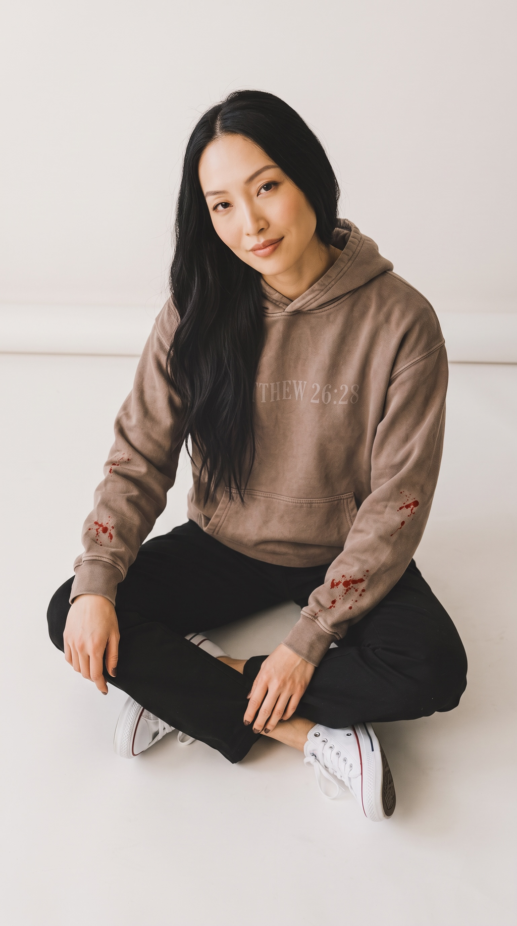 W Covered in the BLOOD OF JESUS hoodie